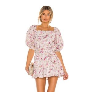 Minkpink Cecile Off Shoulder Mini Dress